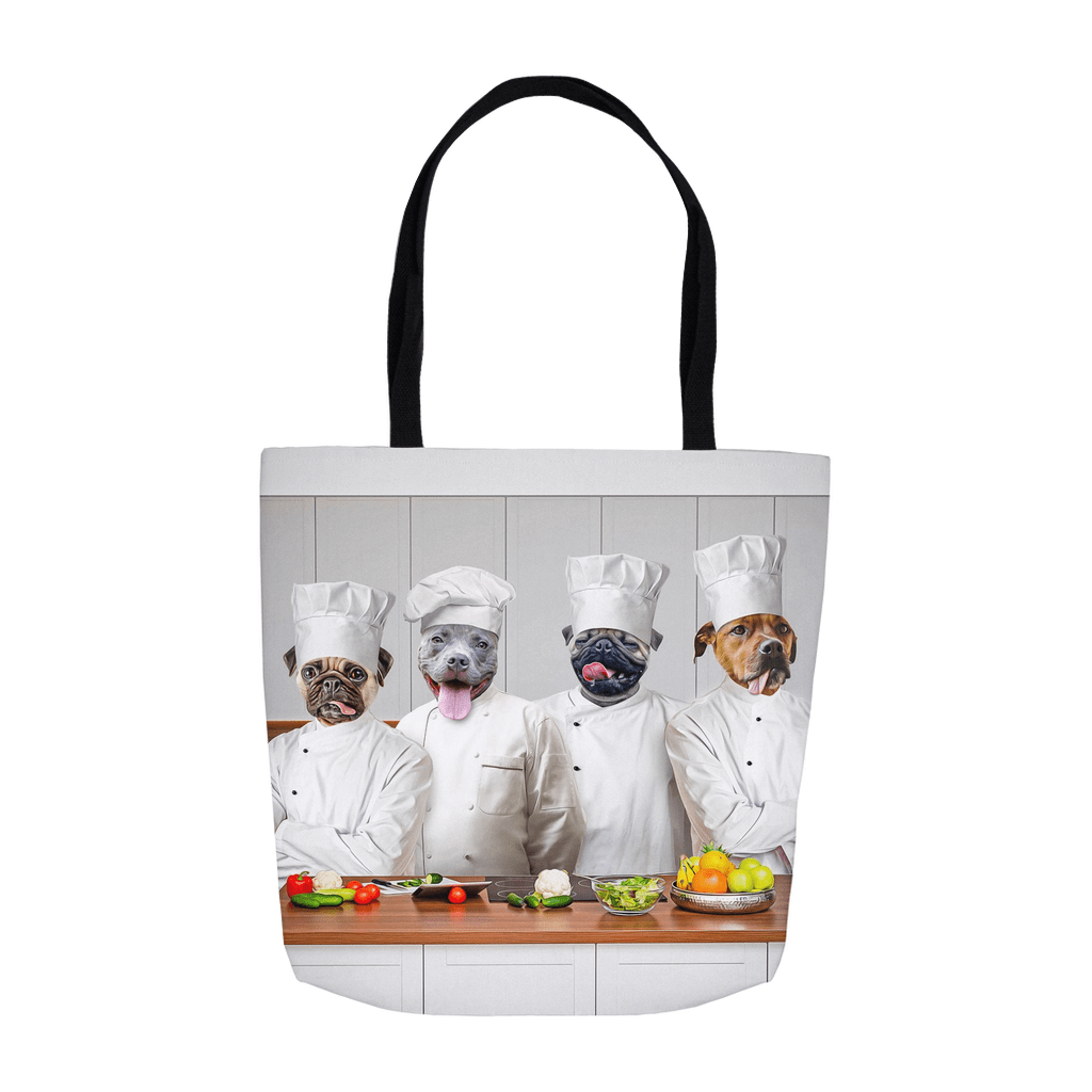 Bolsa Tote Personalizada para 4 Mascotas &#39;The Chefs&#39;