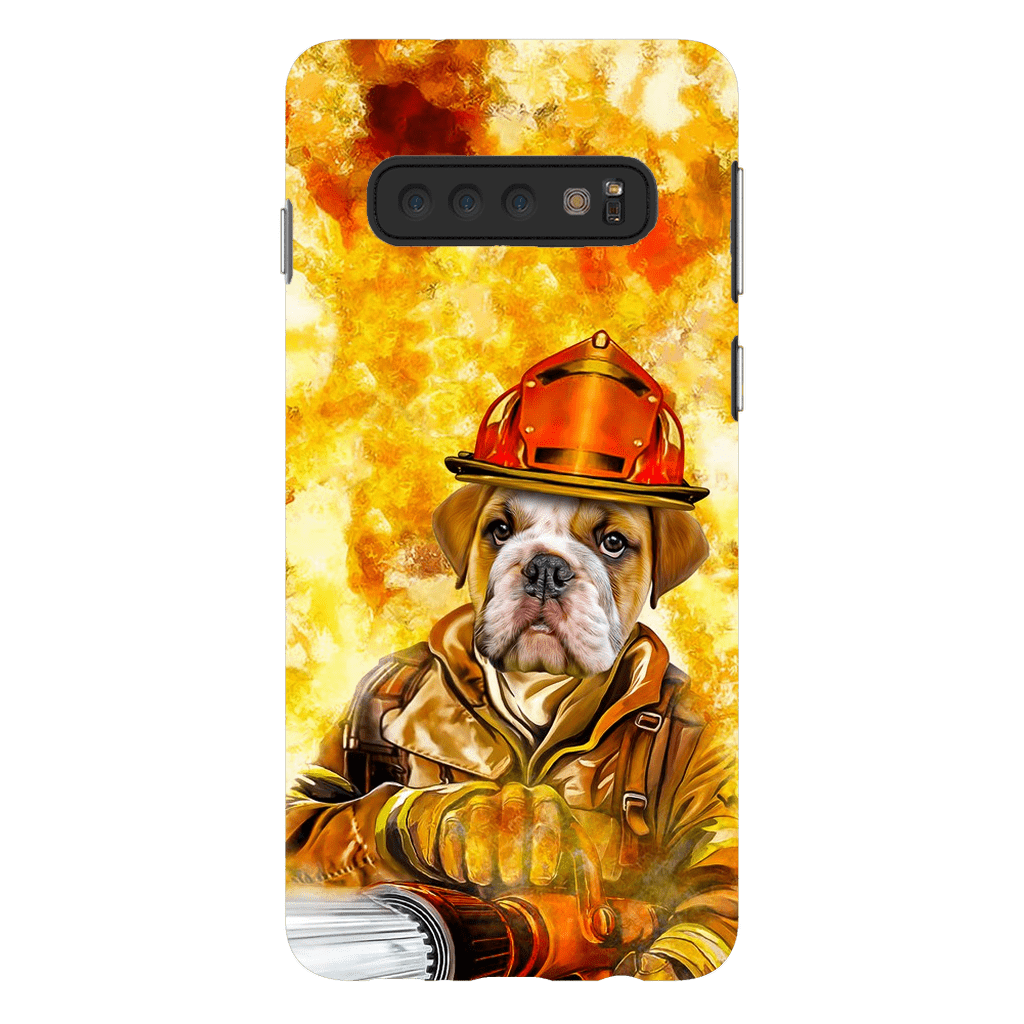 &#39;The Firefighter&#39; Personalized Phone Case