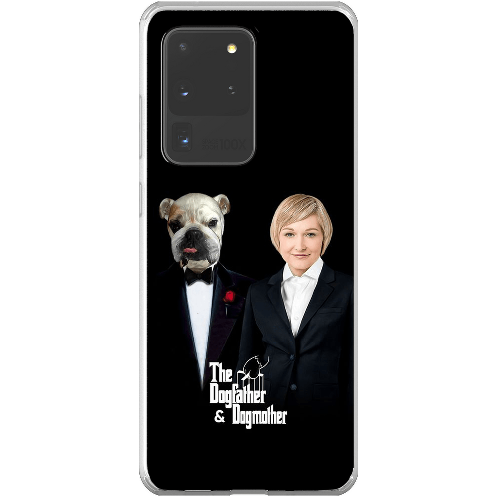 &#39;The Dogfather &amp; Dogmother&#39; Personalized Pet/Human Phone Case