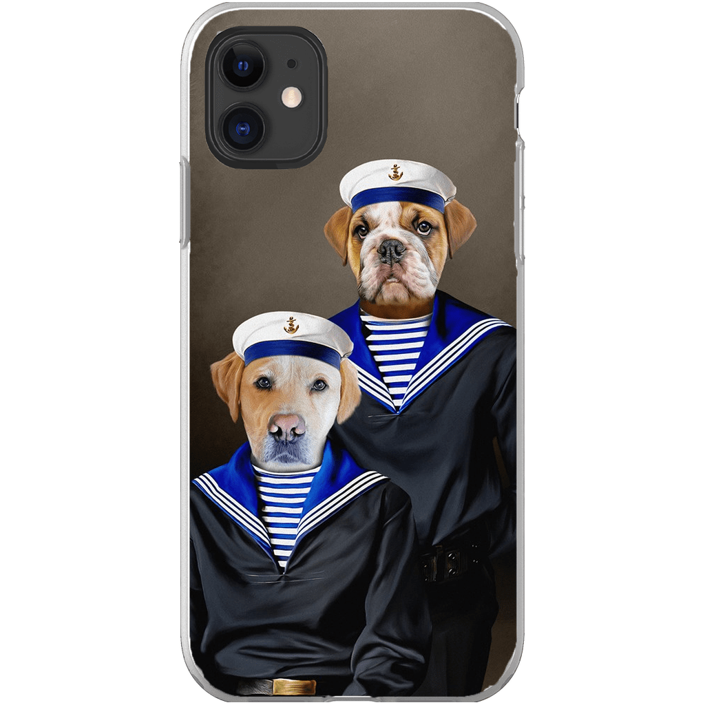 &#39;The Sailors&#39; Personalized 2 Pet Phone Case