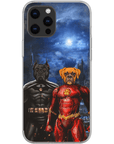 'Batdog & Flash Doggo' Personalized 2 Pet Phone Case