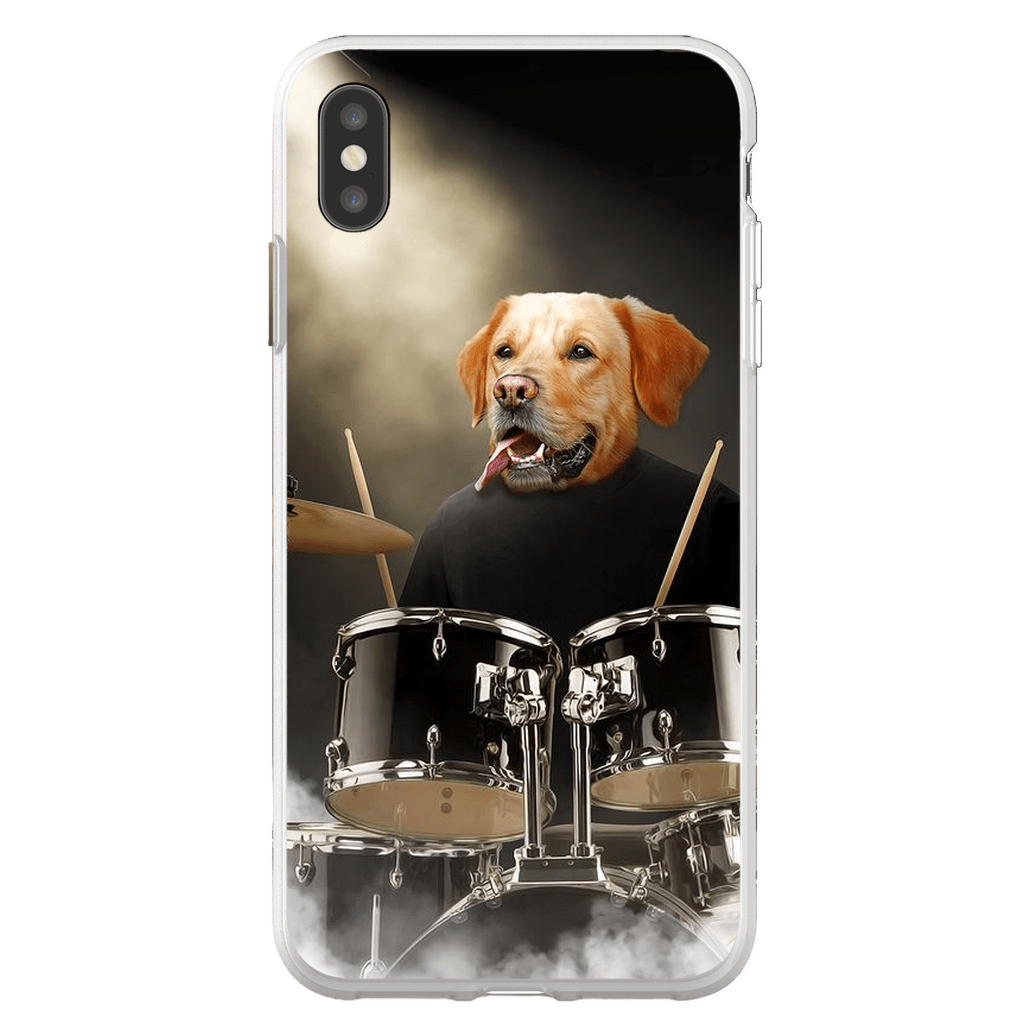 &#39;The Drummer&#39; Personalized Phone Case