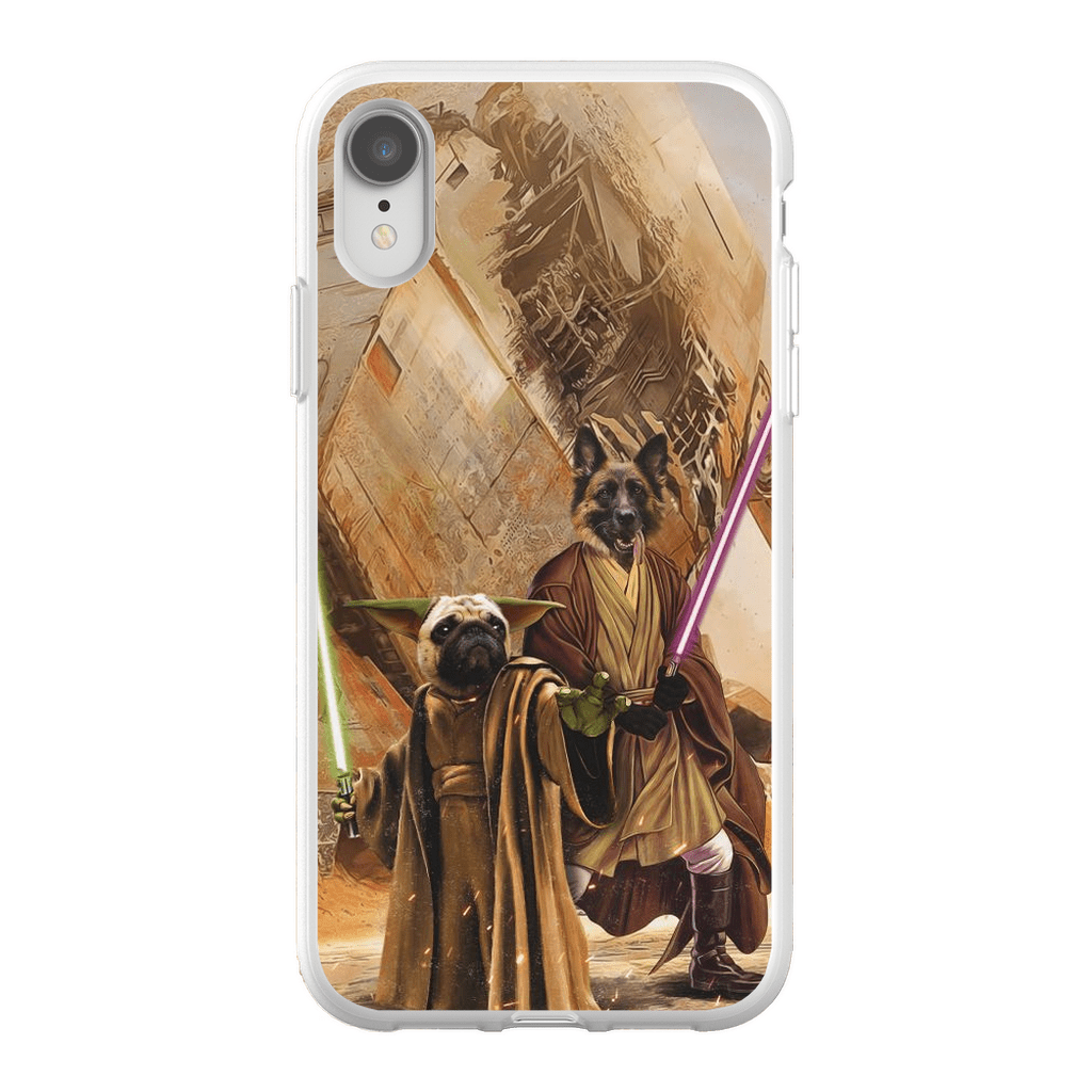 &#39;Yodogg &amp; Jedi-Doggo&#39; Personalized 2 Pet Phone Case