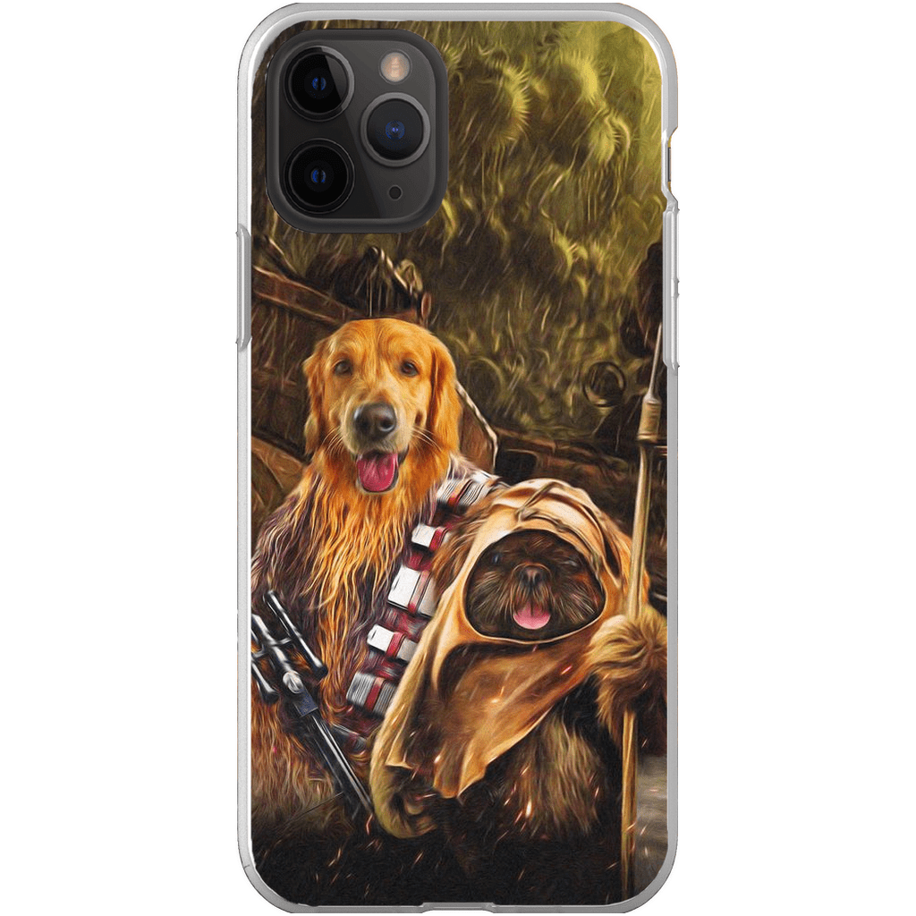 &#39;Chewdogga &amp; Dogg-E-Wok&#39; Personalized 2 Pet Phone Case