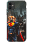 'Superdog & Batdog' Personalized 2 Pet Phone Case