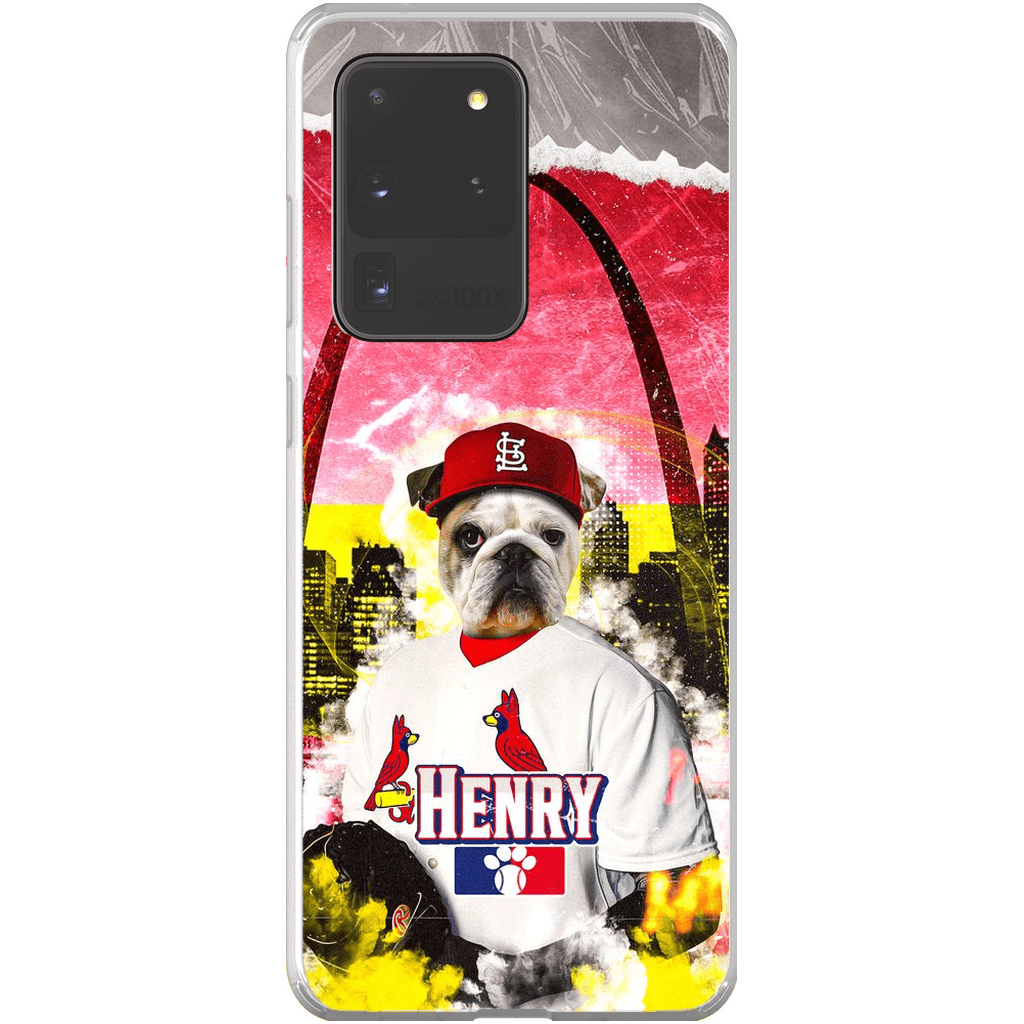 &#39;St. Louis Cardipaws&#39; Personalized Phone Case