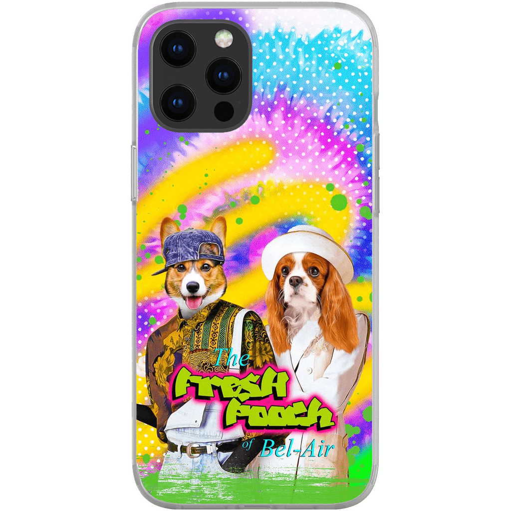 Funda personalizada para teléfono con 2 mascotas &#39;The Fresh Pooch&#39;