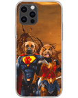 'Superdog & Wonder Doggette' Personalized 2 Pet Phone Case