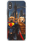 'Superdog & Aquadog' Personalized 2 Pet Phone Case