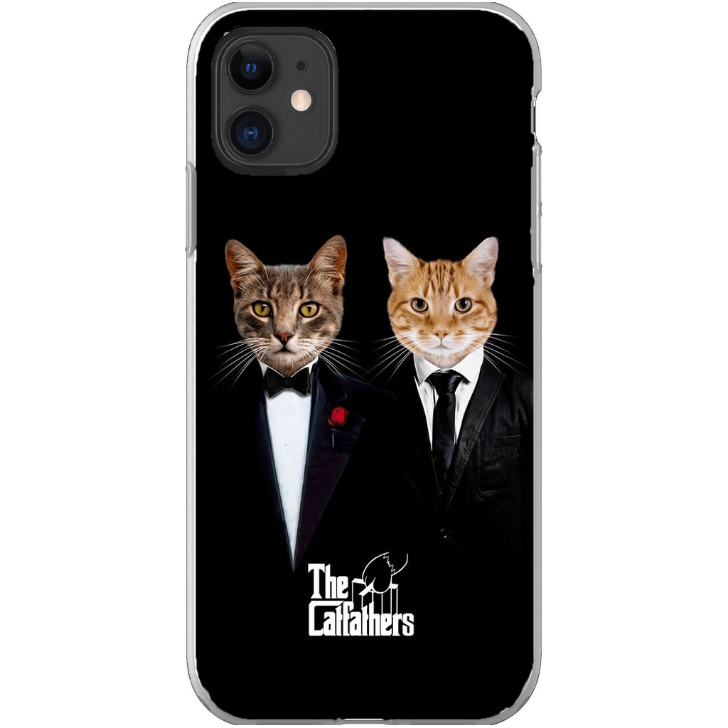 &#39;The Catfathers&#39; Personalized 2 Pet Phone Case