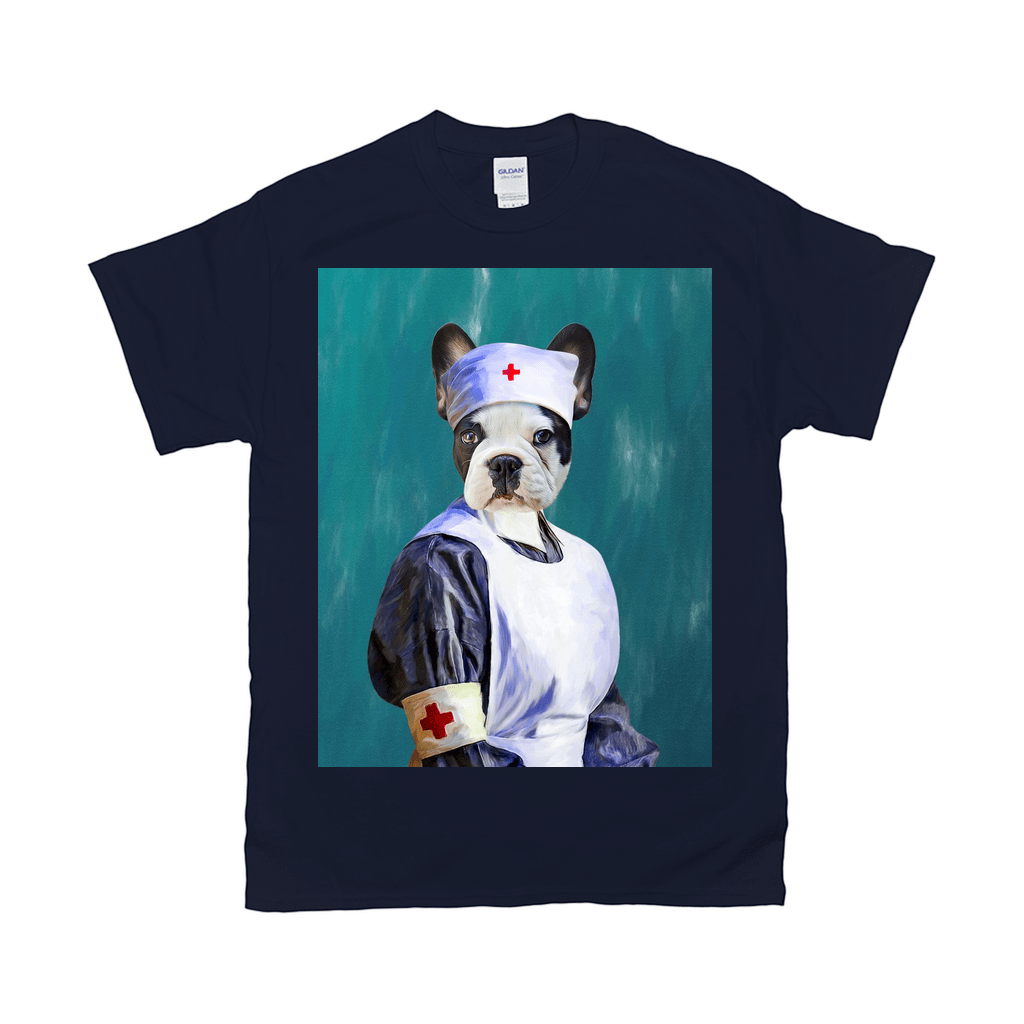 Camiseta personalizada para mascotas &#39;La enfermera&#39; 