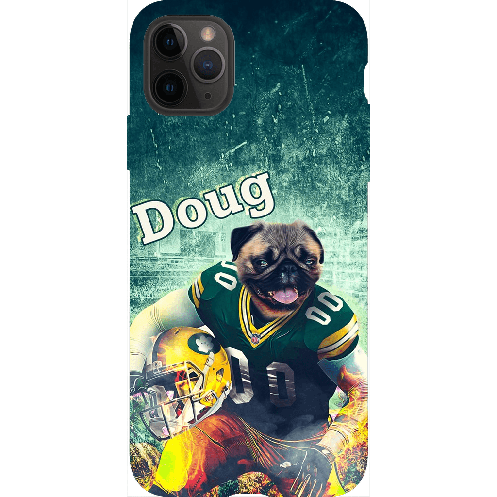 &#39;Green Bay Doggos&#39; Personalized Dog Phone Case