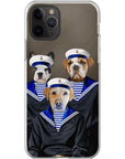 'The Sailors' Personalized 3 Pet Phone Case