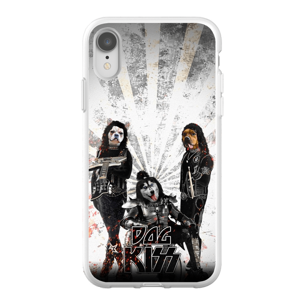 &#39;Kiss Doggos&#39; Personalized 3 Pet Phone Case