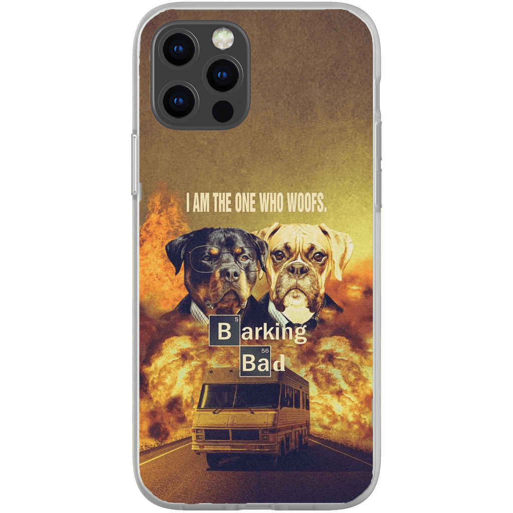 &#39;Barking Bad&#39; Personalized 2 Pet Phone Case