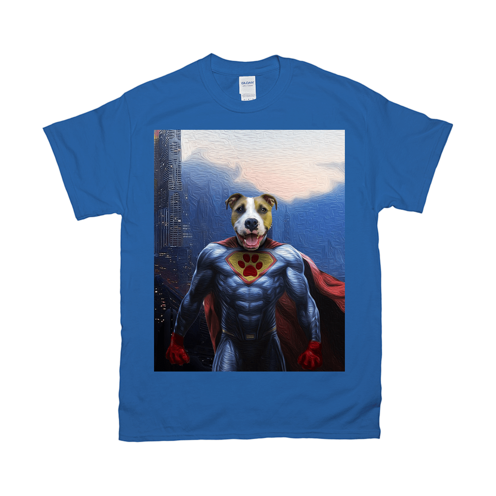 Camiseta personalizada para mascotas &#39;Super Dog&#39; 