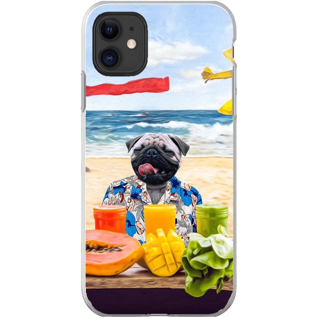 &#39;The Beach Dog&#39; Personalized Phone Case