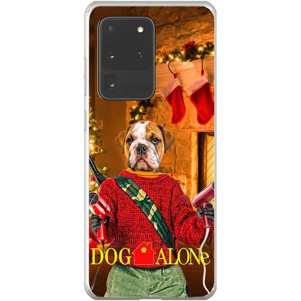 &#39;Dog Alone&#39; Personalized Phone Case