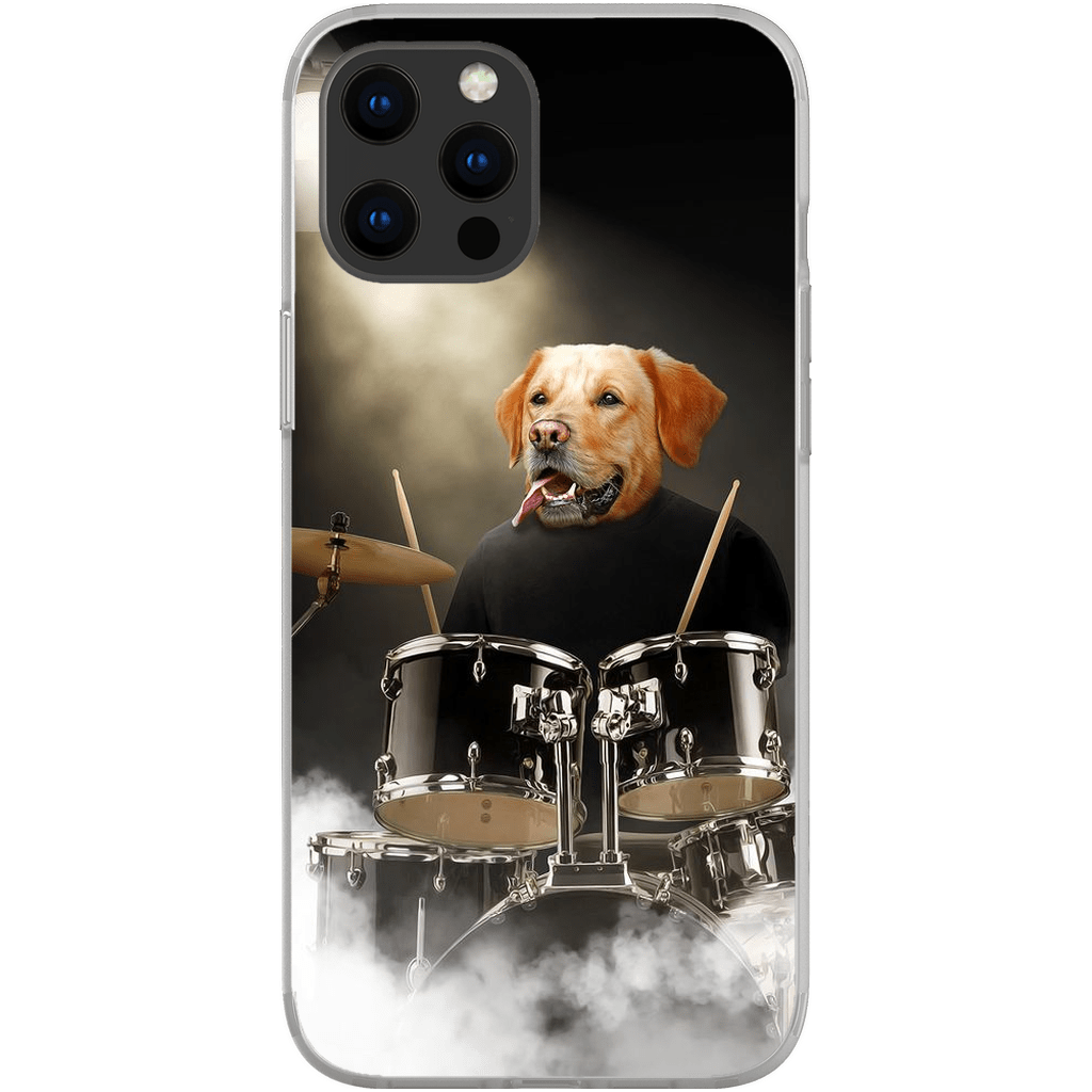 &#39;The Drummer&#39; Personalized Phone Case