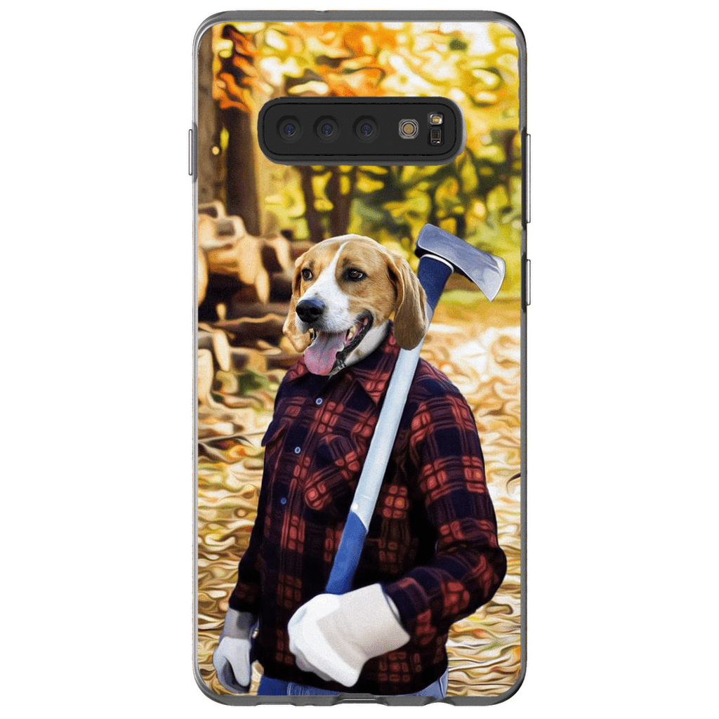 &#39;The Lumberjack&#39; Personalized Phone Case