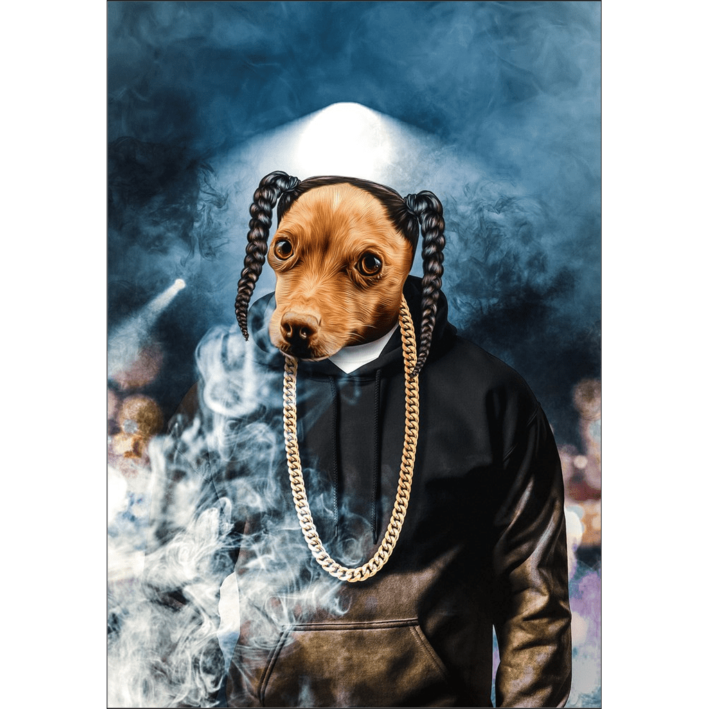 Póster Perro personalizado &#39;DO Double G&#39;