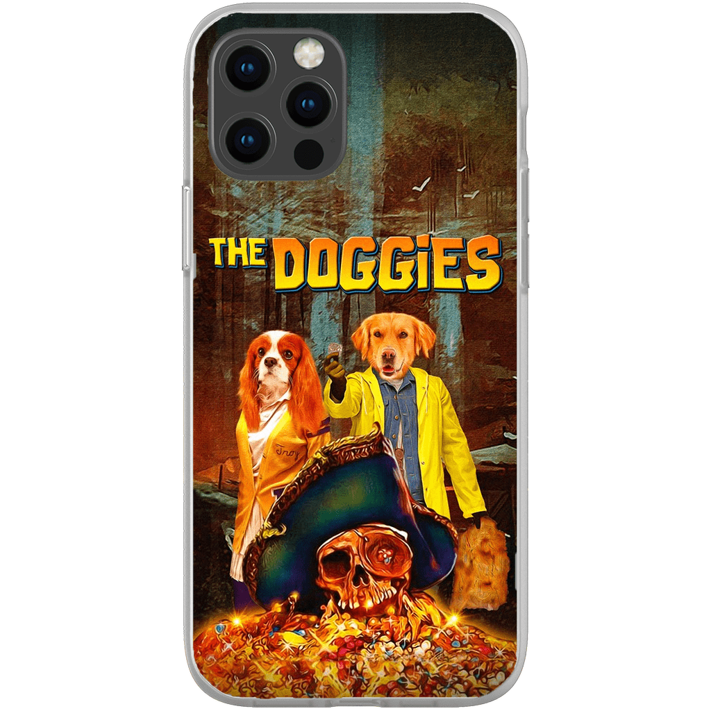 &#39;The Doggies&#39; Personalized 2 Pet Phone Case