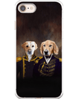 'The Admiral and the Captain' Personalized 2 Pet Phone Case