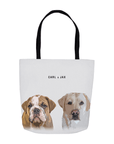 Personalized Modern 2 Pet Tote Bag