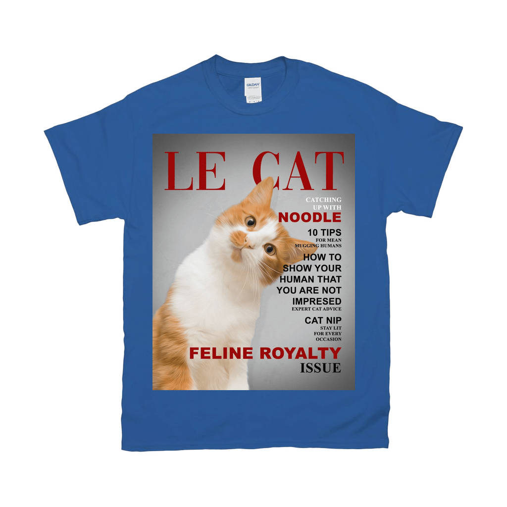 Camiseta personalizada para mascotas &#39;Le Cat&#39;