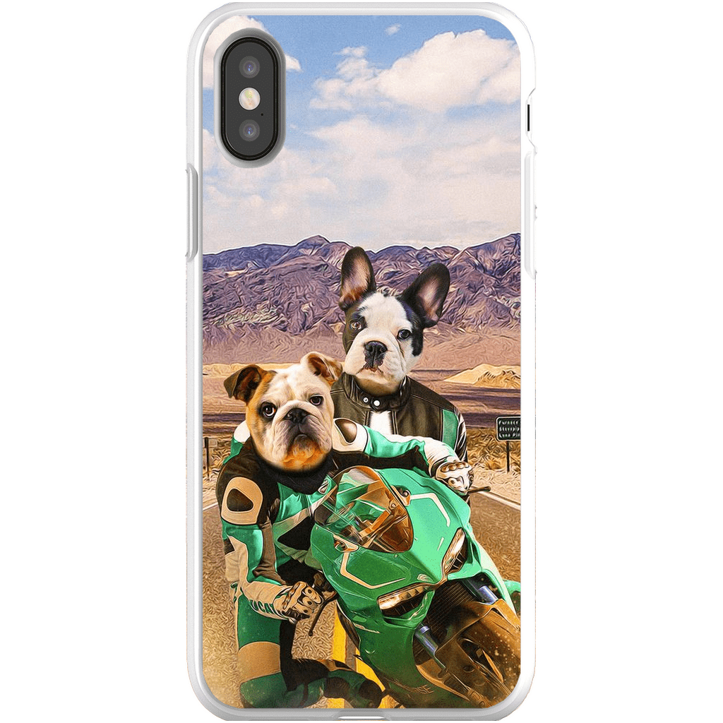 &#39;Kawadawgi Riders&#39; Personalized 2 Pet Phone Case