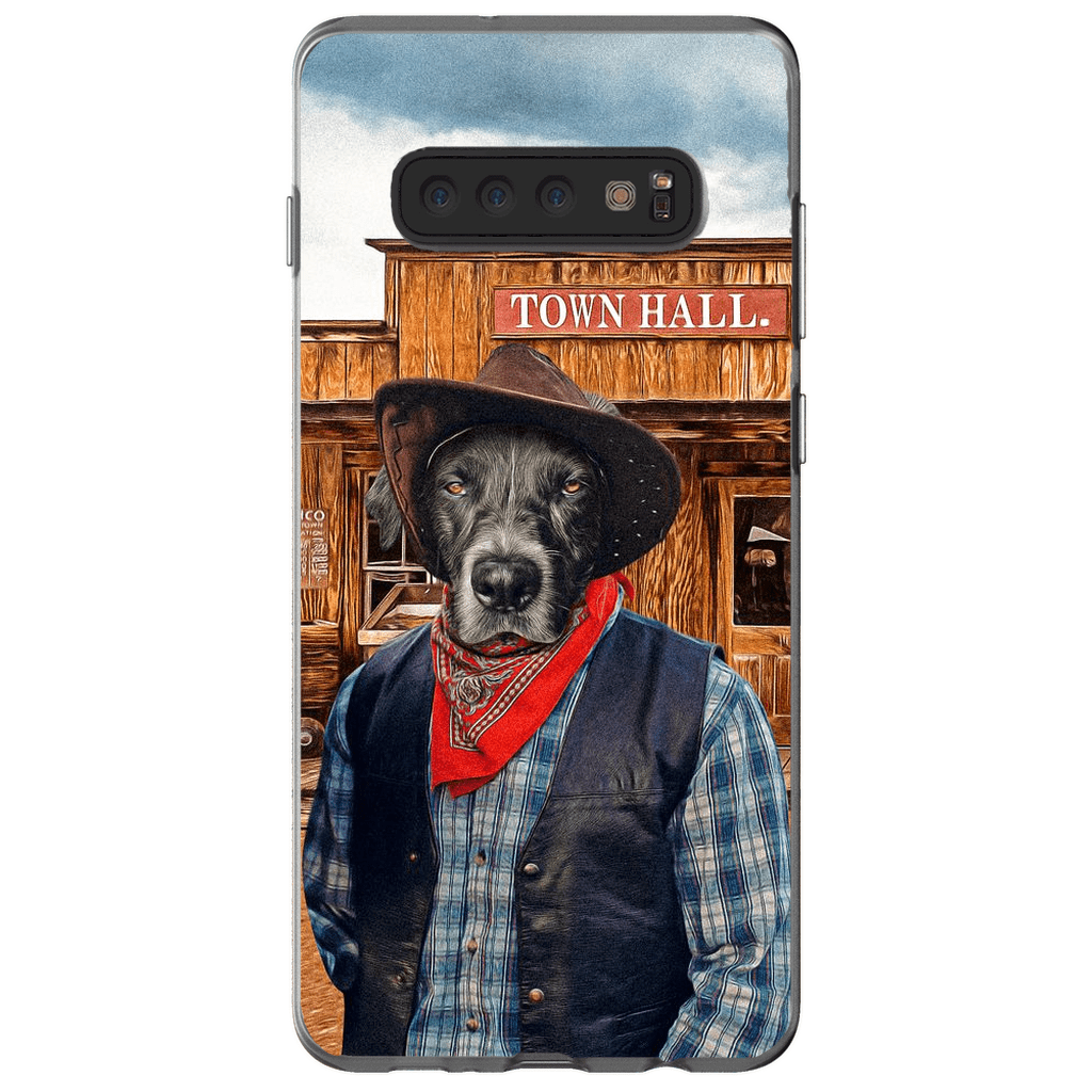 &#39;The Cowboy&#39; Personalized Phone Case