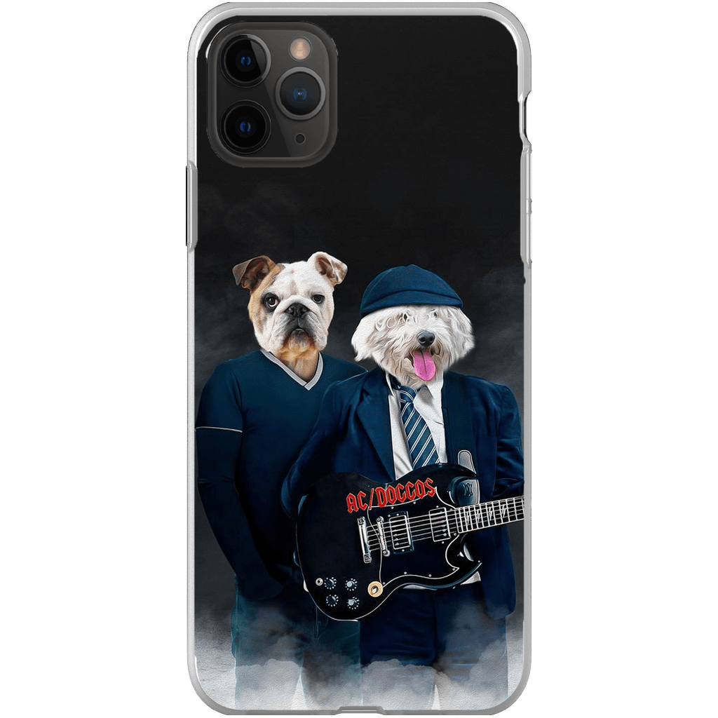 &#39;AC/Doggos&#39; Personalized 2 Pet Phone Case