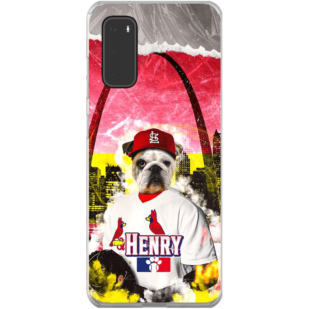 &#39;St. Louis Cardipaws&#39; Personalized Phone Case