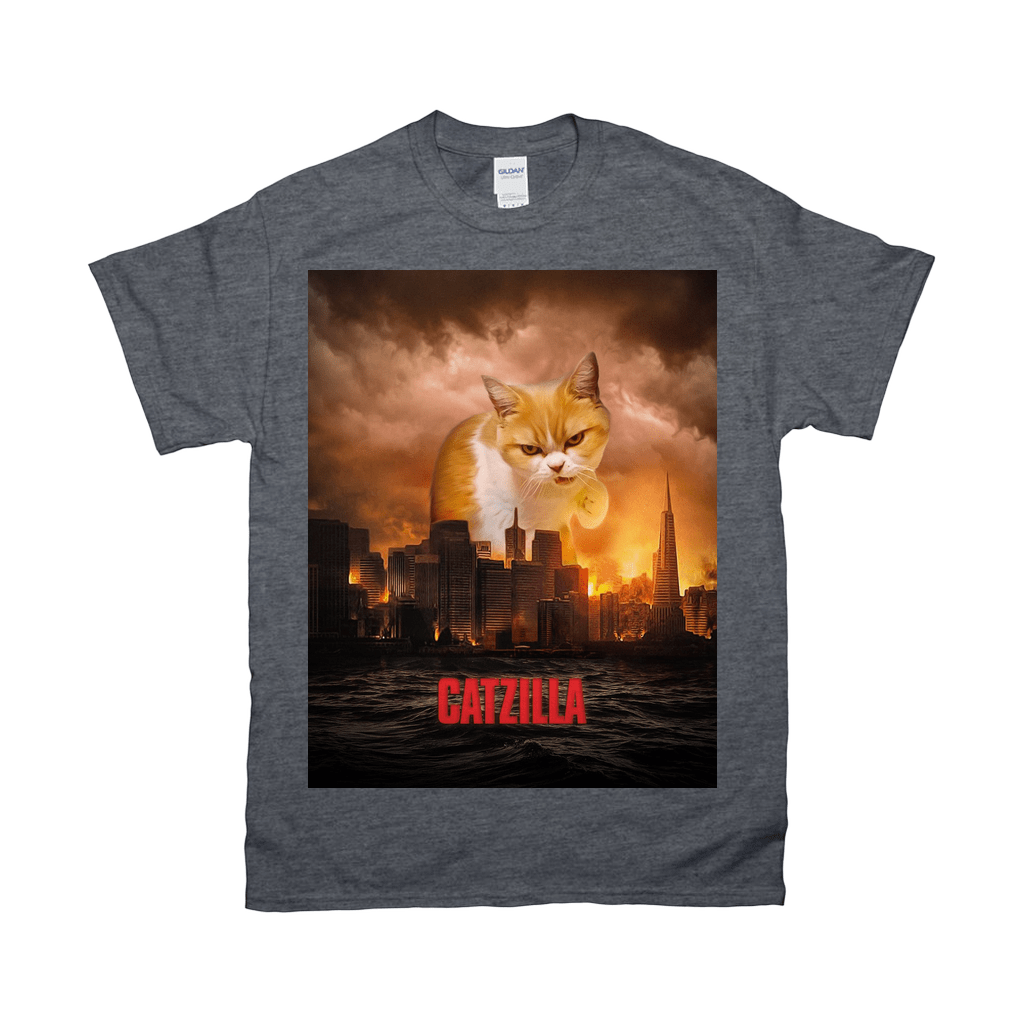 Camiseta personalizada para mascotas &#39;Catzilla&#39;