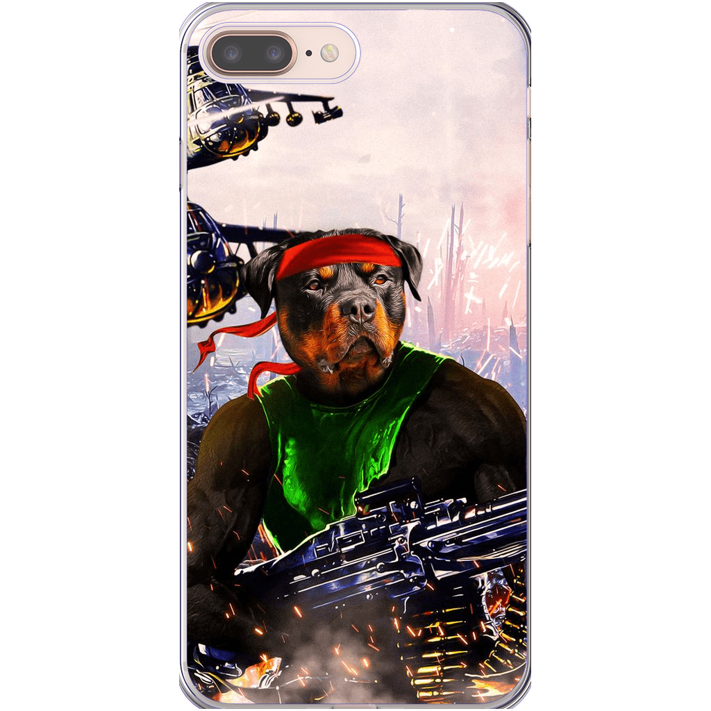 &#39;Rambo Doggo&#39; Personalized Phone Case