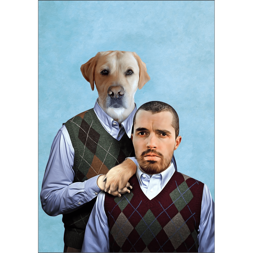 Póster personalizado &#39;Step Doggo &amp;amp; Human&#39;