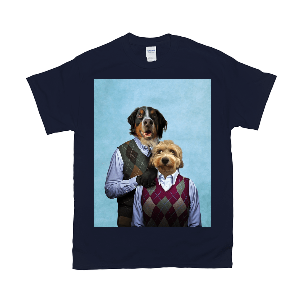 Camiseta personalizada para 2 mascotas &#39;Step Doggo &amp;amp; Doggette&#39; 