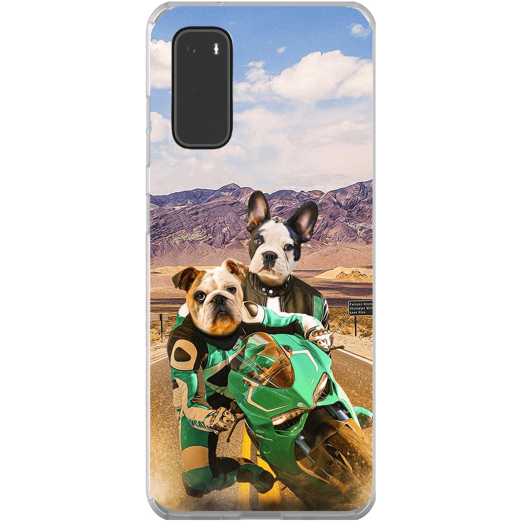 &#39;Kawadawgi Riders&#39; Personalized 2 Pet Phone Case