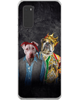 Funda personalizada para teléfono con 2 mascotas '2Paw And Notorious DOG'