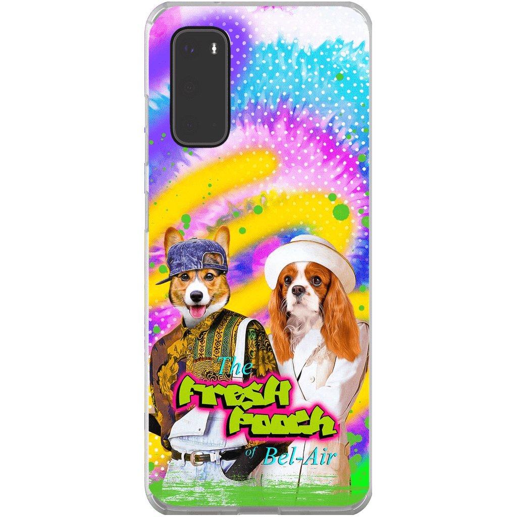 Funda personalizada para teléfono con 2 mascotas &#39;The Fresh Pooch&#39;