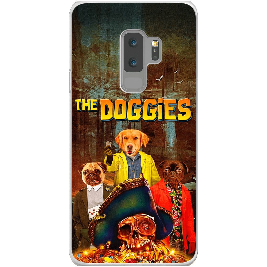 &#39;The Doggies&#39; Personalized 3 Pet Phone Case