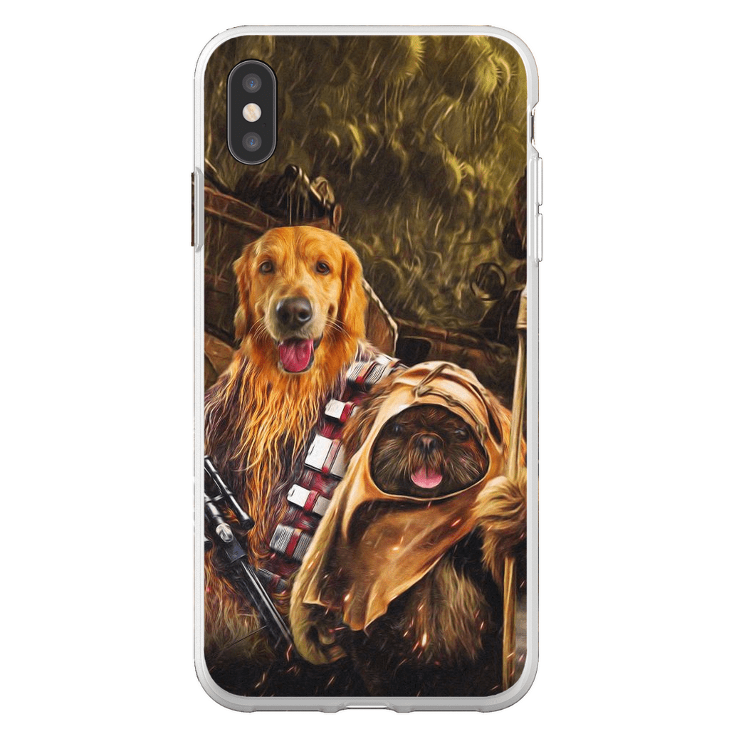 &#39;Chewdogga &amp; Dogg-E-Wok&#39; Personalized 2 Pet Phone Case