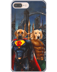 'Superdog & Aquadog' Personalized 2 Pet Phone Case