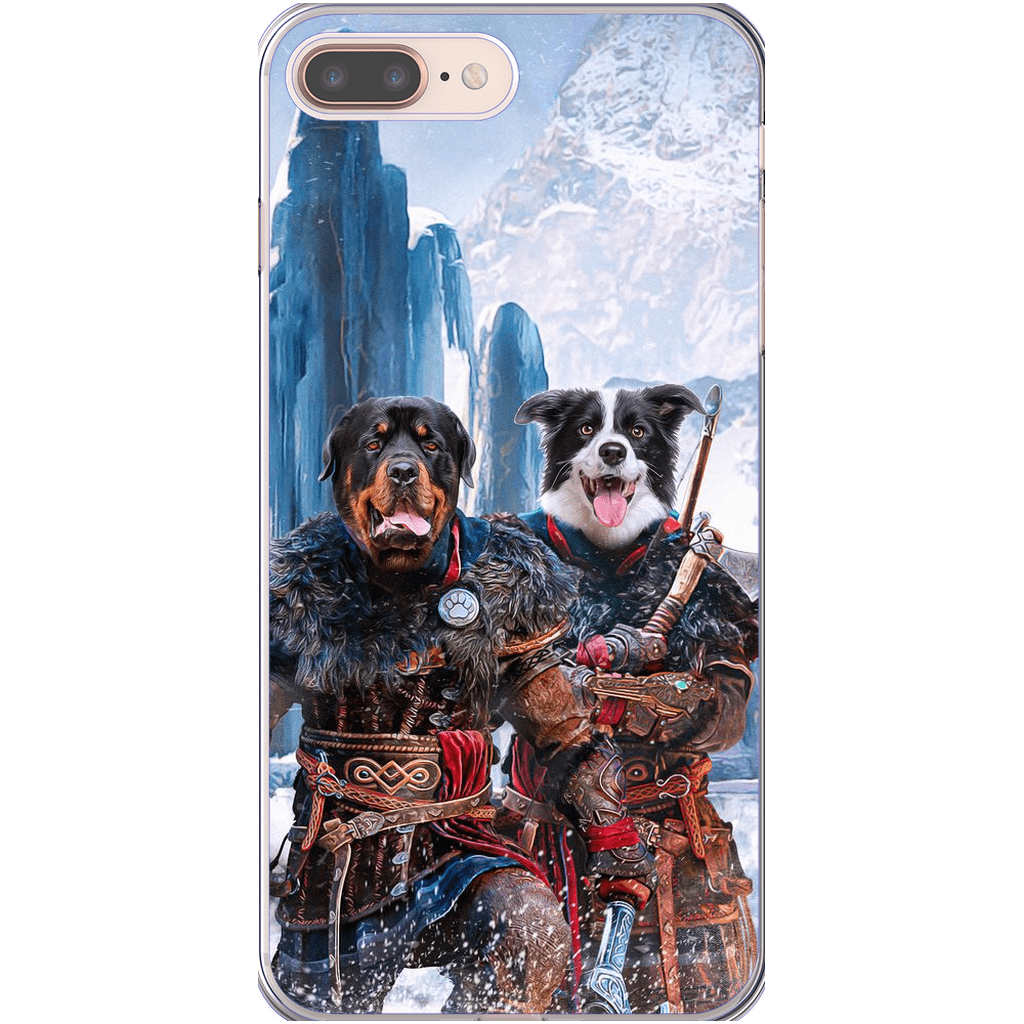 &#39;The Viking Warriors&#39; Personalized 2 Pet Phone Case