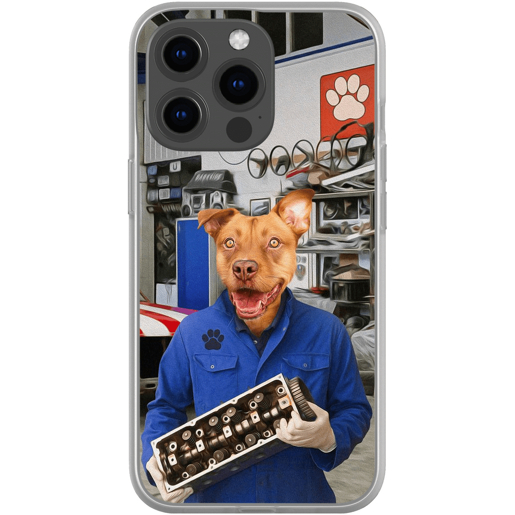 &#39;The Mechanic&#39; Personalized Phone Case