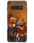 'Superdog & Wonder Doggette' Personalized 2 Pet Phone Case