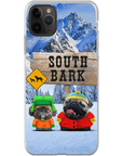 'South Bark' Personalized 2 Pet Phone Case