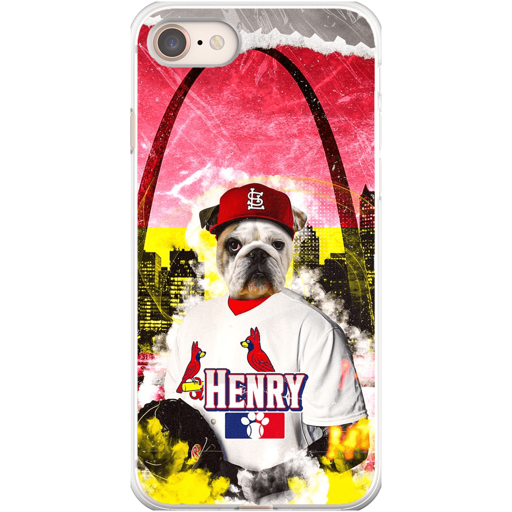 &#39;St. Louis Cardipaws&#39; Personalized Phone Case