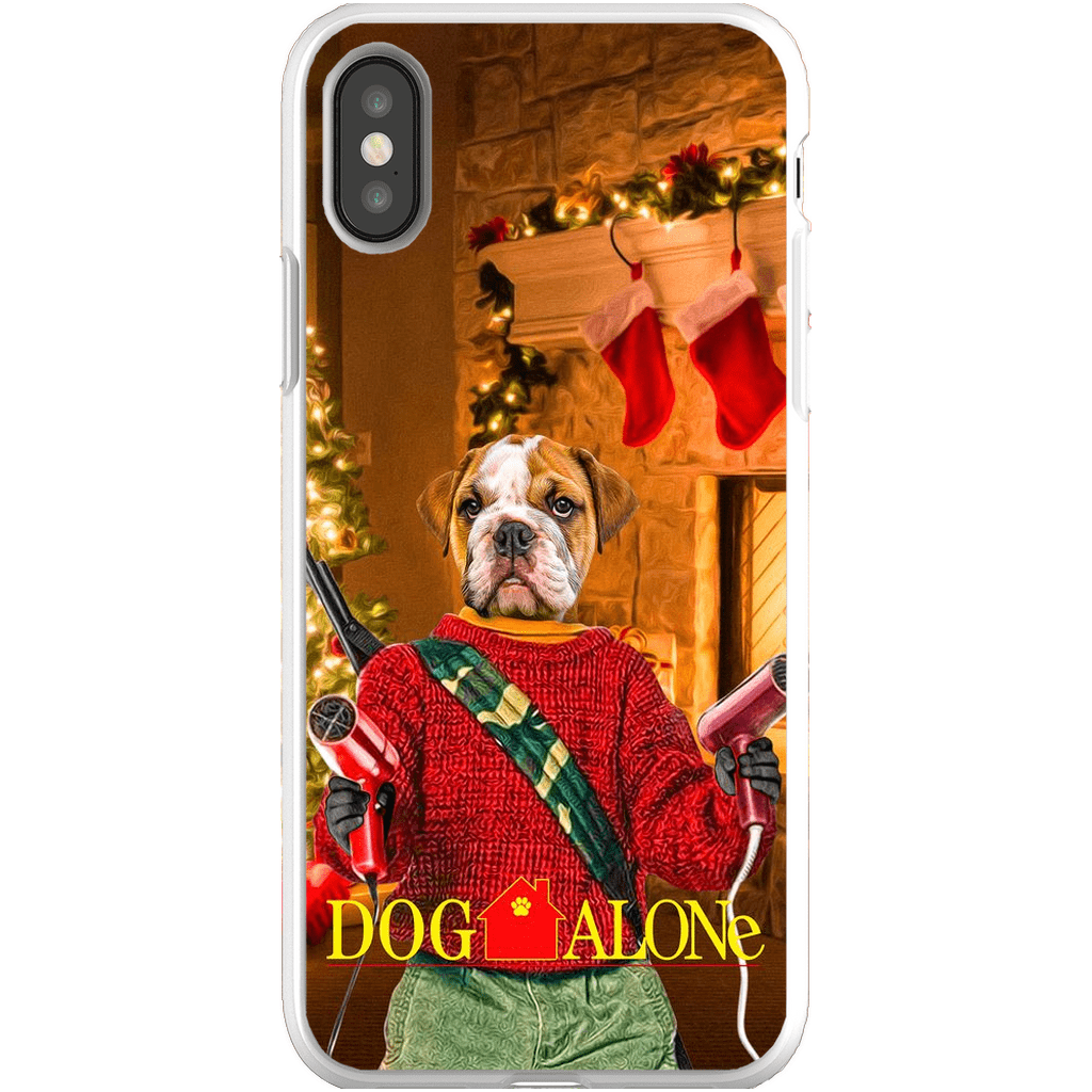 &#39;Dog Alone&#39; Personalized Phone Case