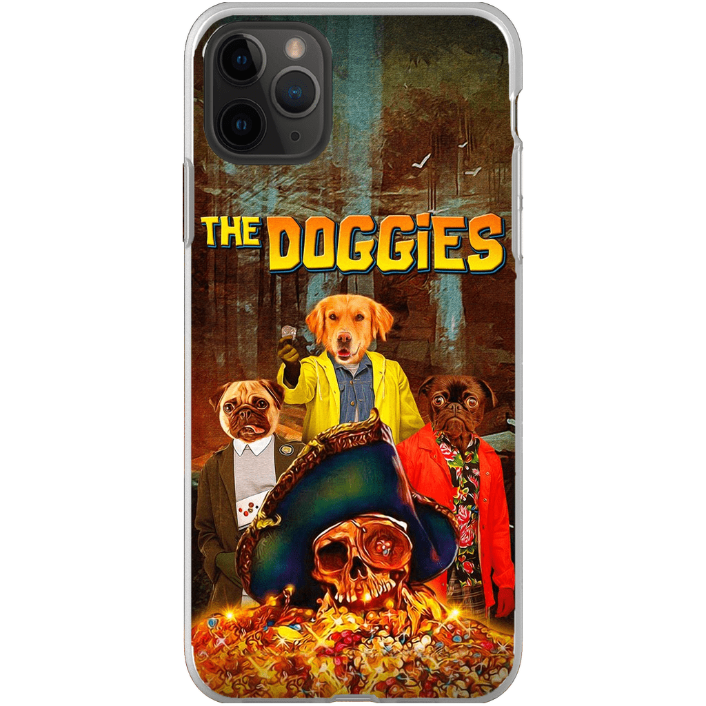 &#39;The Doggies&#39; Personalized 3 Pet Phone Case